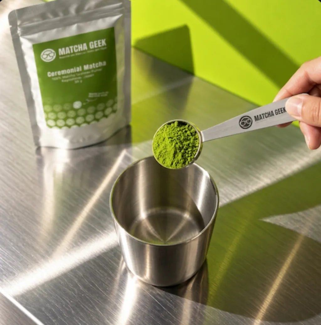ceremonial matcha kaufen und richtig dosieren für eine portion matcha