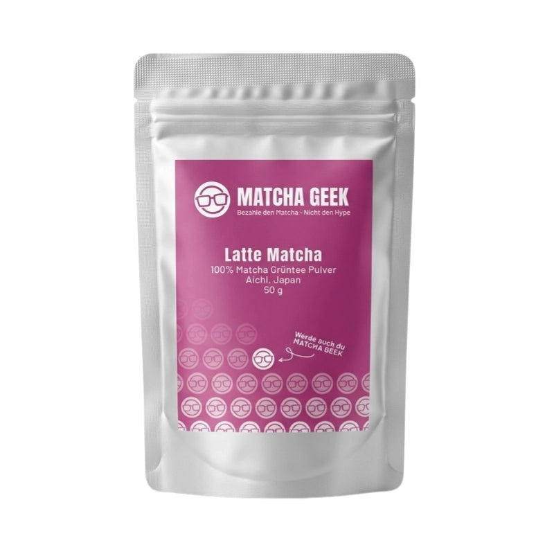 Hochwertiger japanischer latte matcha 50 g packung
