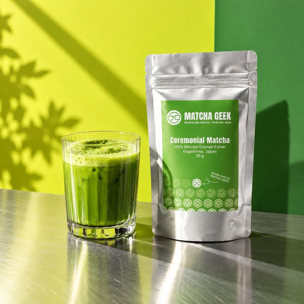 Hochwertiger japanischer zeremonie matcha packung 50 g